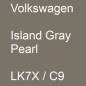 Preview: Volkswagen, Island Gray Pearl, LK7X / C9.